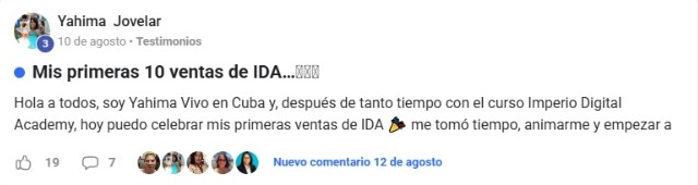 Testimonio de Yahima Jovelar - 10 ventas desde Cuba
